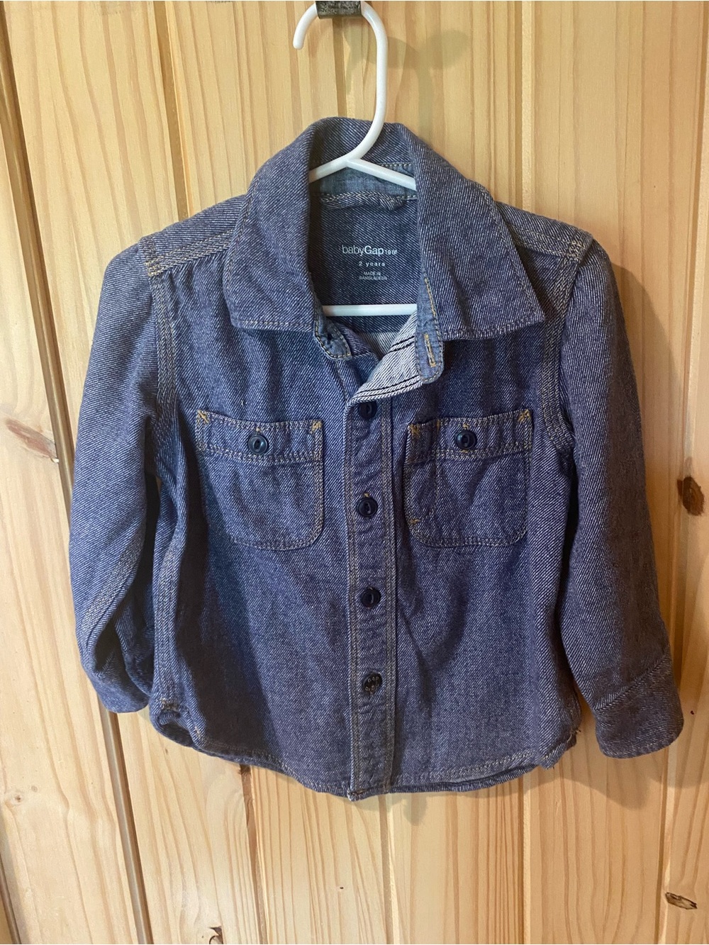 GAP Kids Dark Blue Denim shirt